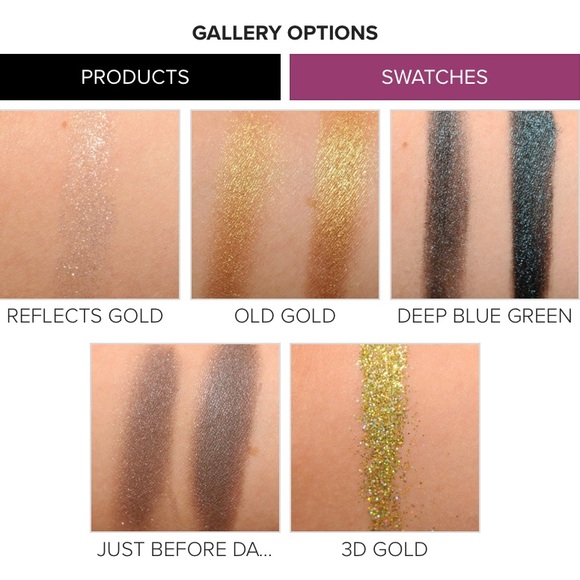 Nocturnals Green & Teal Set MAC PIGMENT & GLITTER SET - Picture 8 of 14